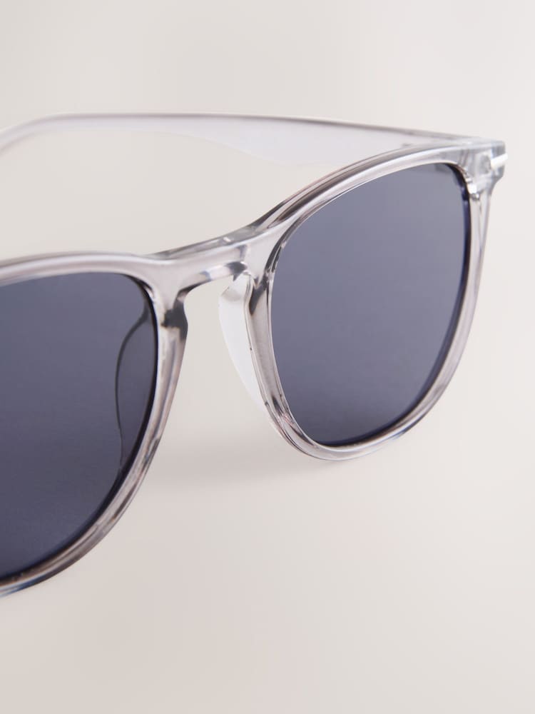 Mineral Grey Round Sunglasses - Image 3 of 3