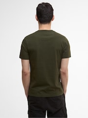 Barbour® International Green Small Logo T-Shirt - Image 3 of 6
