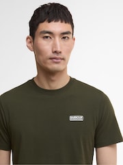 Barbour® International Green Small Logo T-Shirt - Image 4 of 6