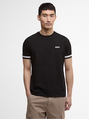 Barbour® International Black Bruce Tip T-Shirt - Image 1 of 6