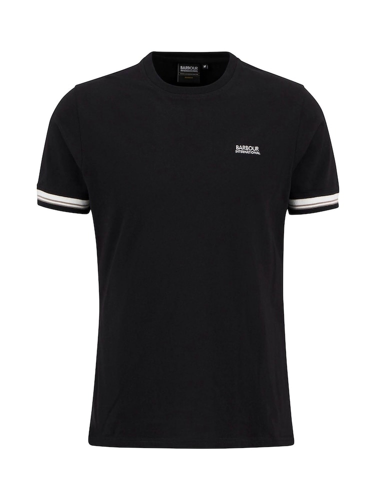 Barbour® International Black Bruce Tip T-Shirt - Image 6 of 6 Barbour® International Black Bruce Tip T-Shirt - Image 6 of 6