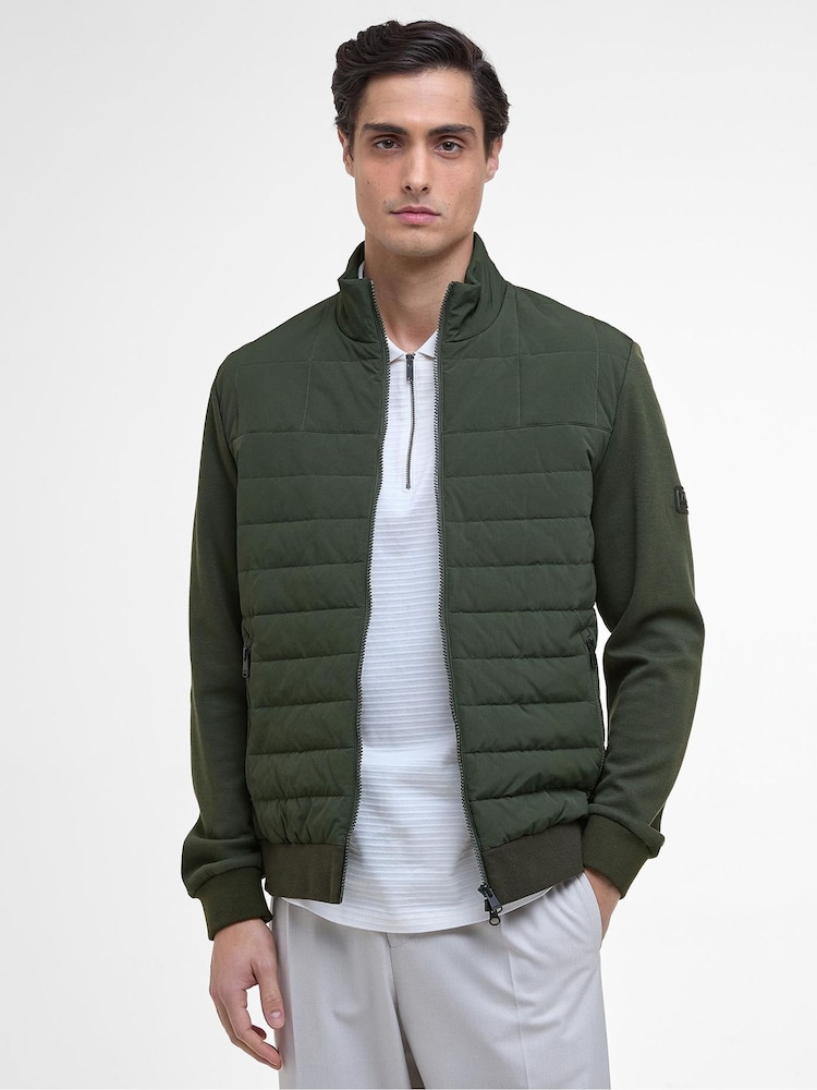 Barbour® International Collins Baffle Quilted Sweat Top - תמונה 1 מתוך 7 Barbour® International Collins Baffle Quilted Sweat Top - תמונה 1 מתוך 7