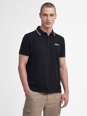 Barbour® International Black Evan Polo Shirt - Image 1 of 10