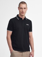 Barbour® International Black Evan Polo Shirt - Image 2 of 10