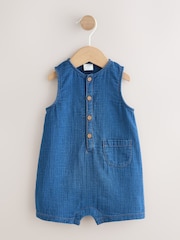 Navy Blue Jersey Baby Rompers (0mths-3yrs) - Image 1 of 7