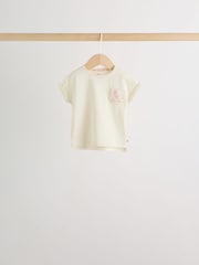 Pink Slogan Baby Short Sleeve T-Shirts 4 Pack (0mths-2yrs) - Image 6 of 14
