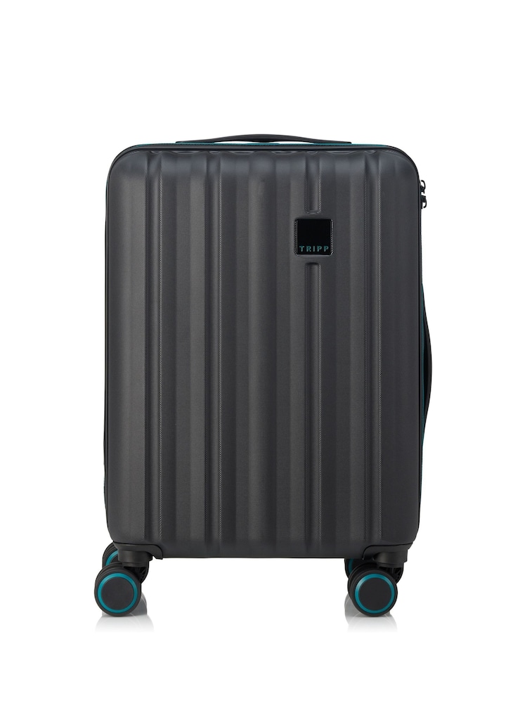 Tripp Black Retro LTD Edition Cabin Suitcase 55x37x21cm - Image 1 of 5 Tripp Black Retro LTD Edition Cabin Suitcase 55x37x21cm - Image 1 of 5
