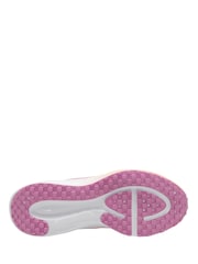 Nike White/Pink Revolution 8 Road Running Trainers - Image 4 of 4