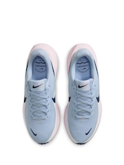 Bleu hydrofuge - Nike Revolution 8 Roads Course à pied Trainers - Image 8 de 8