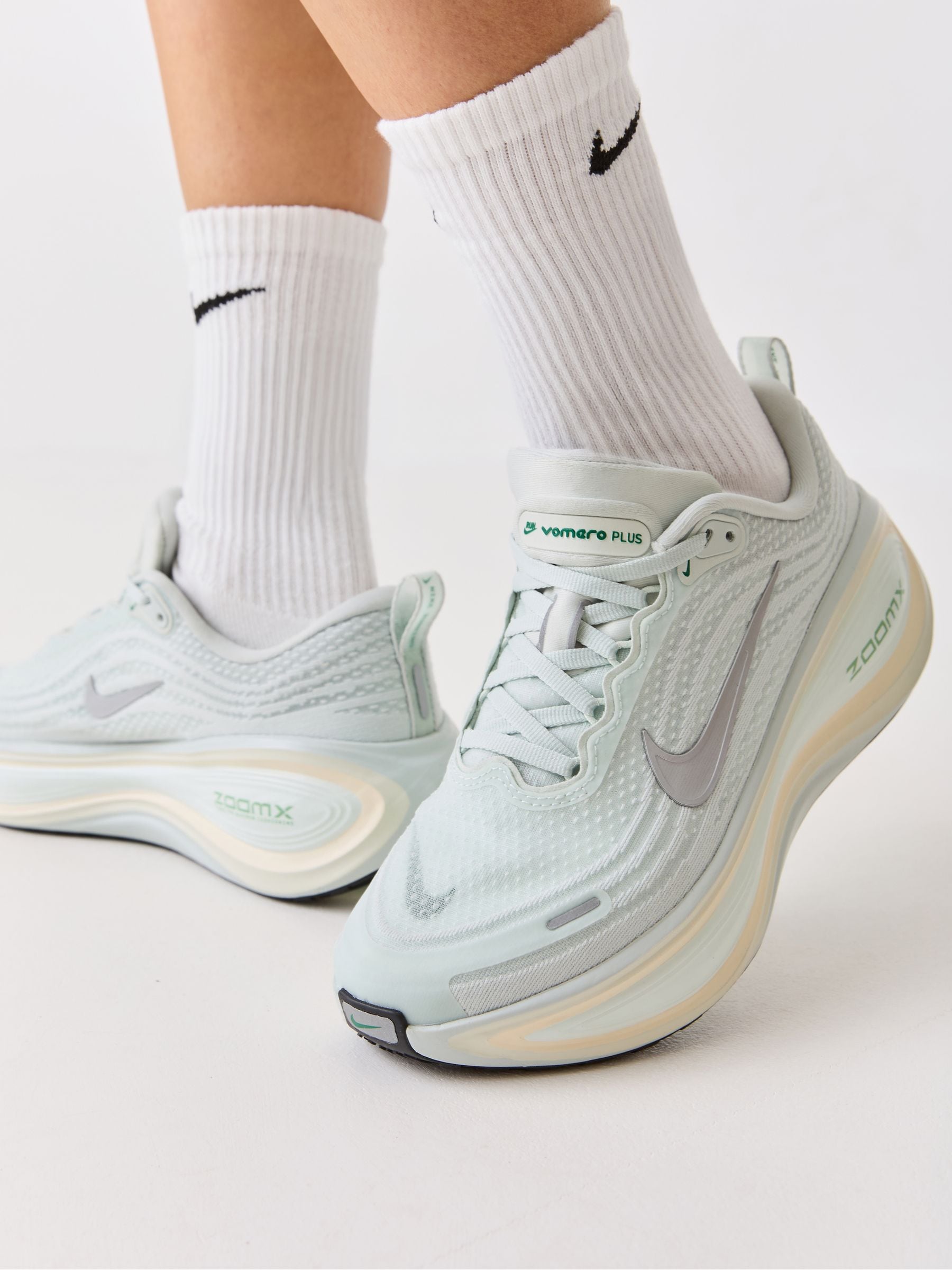 Buy Nike Mint Green Vomero Plus Road Running Trainers from Next