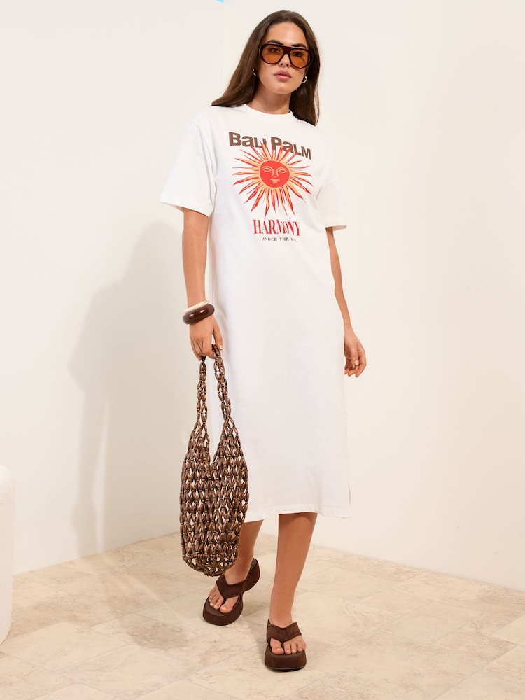 midi dress with t shirt underneath Midi Tee Shirt Dress