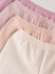 Roz - Pantaloni scurți pentru bebeluși 4 pachet (0luni-2ani) - Imaginea 9 din 11