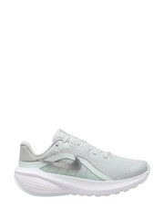 Nike White Metallic Downshifter 14 Road Running Trainers - Image 1 of 4