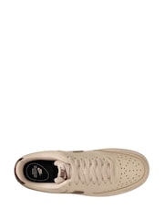 Nike Beige Court Vision Low Trainers - Image 3 of 4