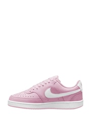 Nike Pink Foam Court Vision Low Trainers - Image 2 of 4
