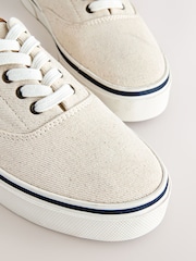 Cream - Canvas CVO Leinenturnschuhe - Bild 6 von 7