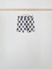 Grey/Blue Wave Print Tops and Shorts Baby Set 6 Piece (0mths-3yrs) - Image 10 of 14