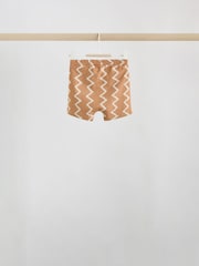 Grey/Blue Wave Print Tops and Shorts Baby Set 6 Piece (0mths-3yrs) - Image 6 of 14