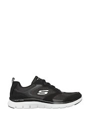 Skechers Black Flex Appeal 4.0 Womens Trainers - Image 1 of 5