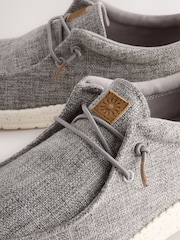 Gri - Pantofi Șorț din pânză - Imaginea 5 din 7
