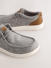 Gri - Pantofi Șorț din pânză - Imaginea 6 din 7