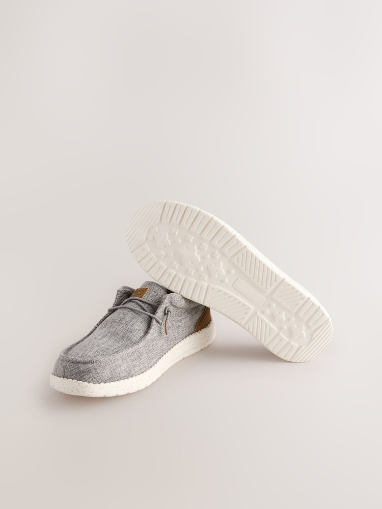 Gri - Pantofi Șorț din pânză - Imaginea 7 din 7