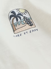 Grey/White Palm Top and Shorts Baby Set (0mths-2yrs) - Image 13 of 16