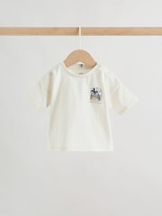 Grey/White Palm Top and Shorts Baby Set (0mths-2yrs) - Image 6 of 16