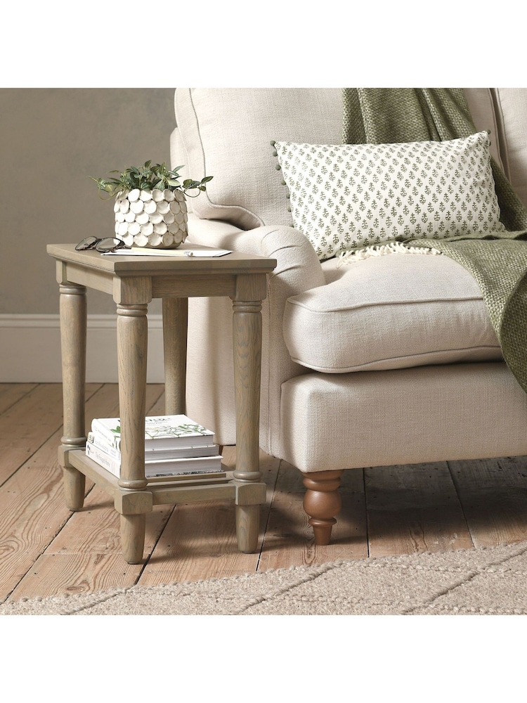Cotswold Company Smoked Elkstone Oak Side Table - Image 2 of 6 Cotswold Company Smoked Elkstone Oak Side Table - Image 2 of 6