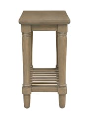 Cotswold Company Smoked Elkstone Oak Side Table - Image 4 of 6