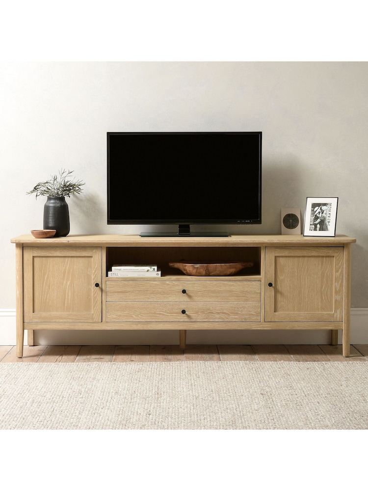 Cotswold Company Natural Extra Large Berkeley TV Unit 75 - Image 1 of 6