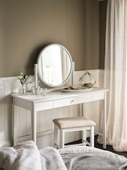 Cotswold Company White Berkeley Oak Dressing Table - Image 1 of 6