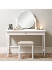 Cotswold Company White Berkeley Oak Dressing Table - Image 2 of 6