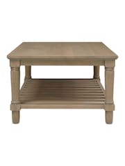 Cotswold Company Smoked Elkstone Oak Coffee Table - Image 4 of 6