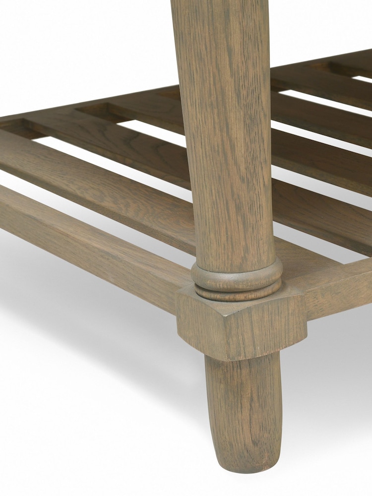 Cotswold Company Smoked Elkstone Oak Coffee Table - Image 6 of 6