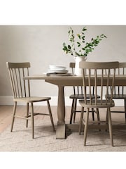 Cotswold Company Smoked Elkstone 6-8 Seater Extending Dining Table - Image 2 of 5