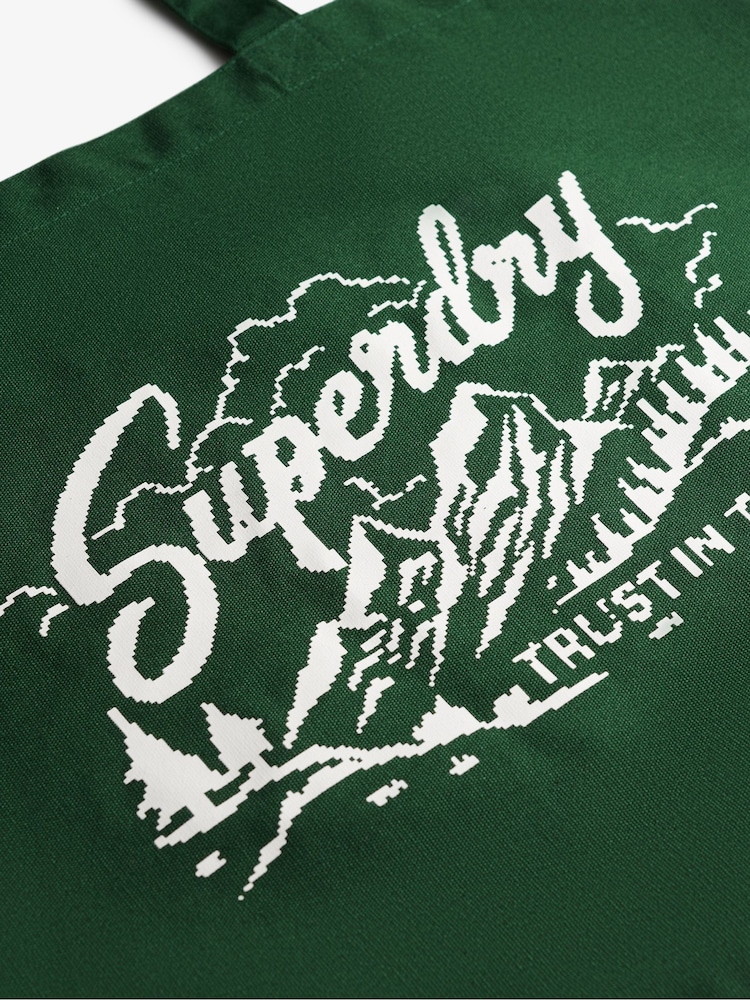 Superdry Green Tote - Image 3 of 3 Superdry Green Tote - Image 3 of 3