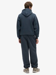 Superdry Blue Blank Oversized Joggers - Image 2 of 8