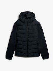 Jaqueta híbrida de malha com capuz Superdry Storm - Imagem 3 de 4