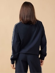 PixieGirl Petite Blue Side Stripe Zip Thru Jacket - Image 3 of 5