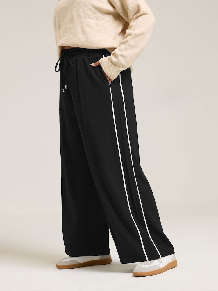 Yours Curve Side Stripe Pull On Joggers - Slika 1 iz 5