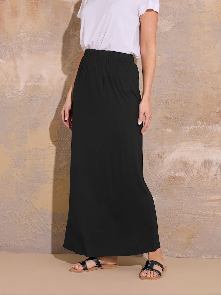 Long Tall Sally Black Tube Maxi Skirt - Image 1 of 5