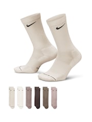 Nike Everyday Crew Socks 6 Pack - 圖片 1/4