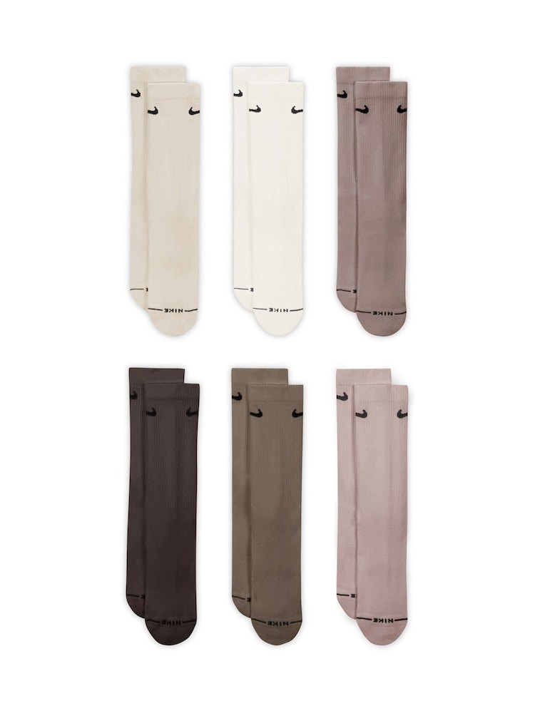Nike Everyday Crew Socks 6 Pack - 圖片 2/4