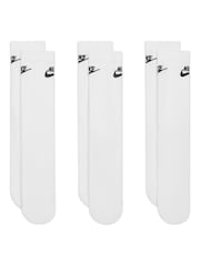 Nike White Everyday Crew Socks 3 Pack - Image 3 of 4