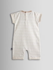 JoJo Maman Bébé Natural Appliqué Scene Romper - Image 2 of 3