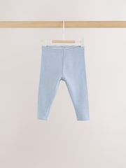 White/Blue Bear Baby T-Shirt And Leggings 2 Piece Set (0mths-2yrs) - Image 3 of 10