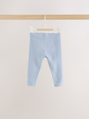 White/Blue Bear Baby T-Shirt And Leggings 2 Piece Set (0mths-2yrs) - Image 5 of 10