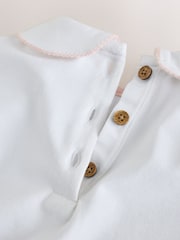White/Blue Bear Baby T-Shirt And Leggings 2 Piece Set (0mths-2yrs) - Image 9 of 10
