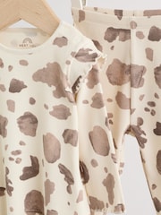 Коричнева корова - Комплект для малюка: топ і легінси (2 предмети) (0 міс – 2 роки) - Image 7 of 14